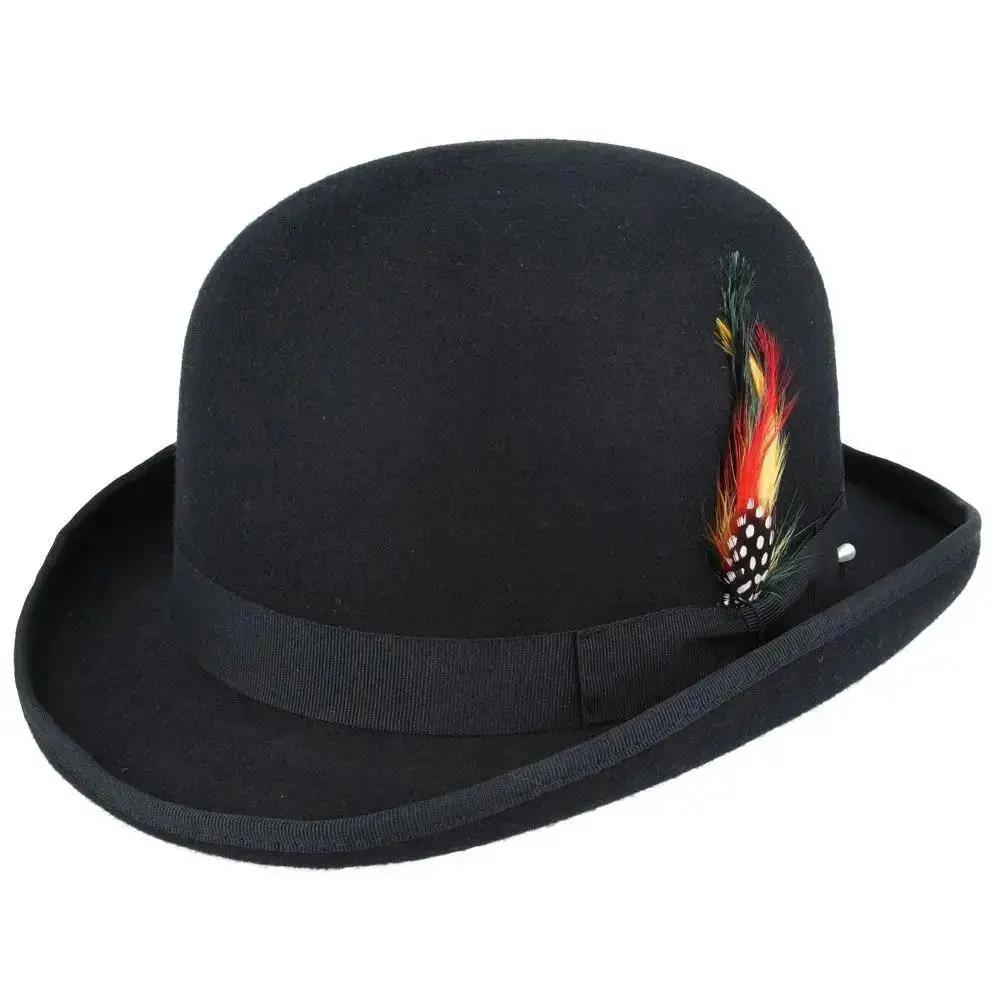 Vintage London Fog Sterling Edition Wool Bowler / Derby Hat in Navy Bowler hat london fog - Gem main image 4