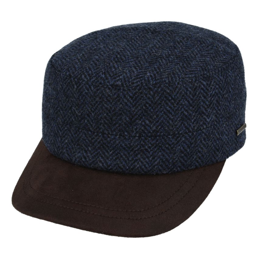The Novella Hats Herringbone Army Cap is a classic military-inspired cap designed for everyday wear. Made from premium 100% wool, it offers a structured yet relaxed look perfect for casual outfits, outdoor use, and all-season styling.