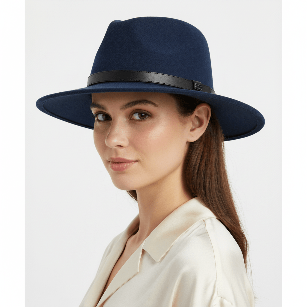 fedora hat with feathers