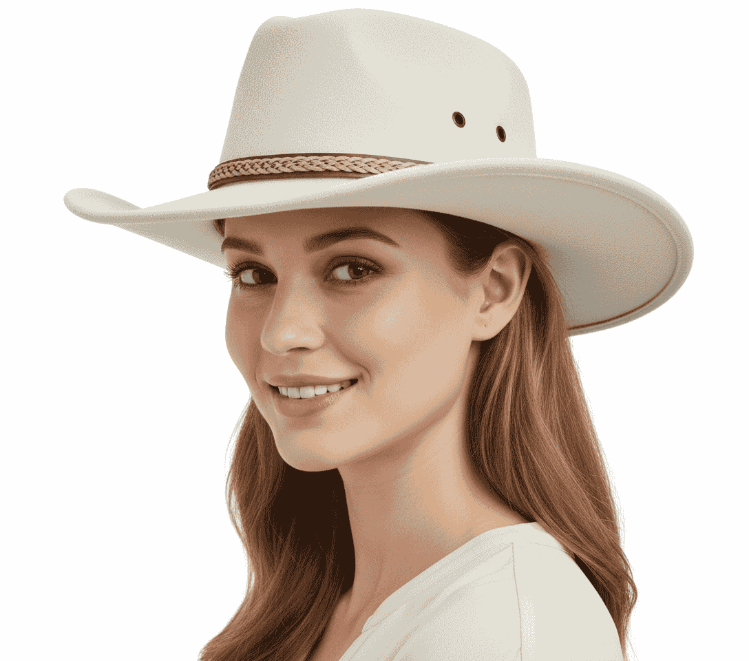 White_Western_Cowboy_Hat-100_Wool_Felt_Handmade_Hat_1