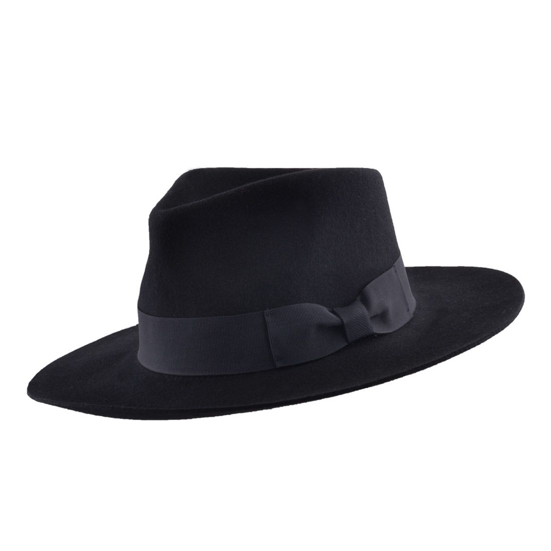 The Wool Fedora Hat Grace Snap-Brim is a versatile and stylish hat with a classic A-line shaped brim. Crafted from 100% wool, this wide stiff brim fedora is packable, allowing you to easily shape it for any occasion. The hat features a comfortable cotton sweatband, an approximately 10cm high crown.
