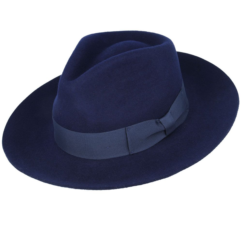 The Wool Fedora Hat Grace Snap-Brim is a versatile and stylish hat with a classic A-line shaped brim. Crafted from 100% wool, this wide stiff brim fedora is packable, allowing you to easily shape it for any occasion. The hat features a comfortable cotton sweatband, an approximately 10cm high crown.