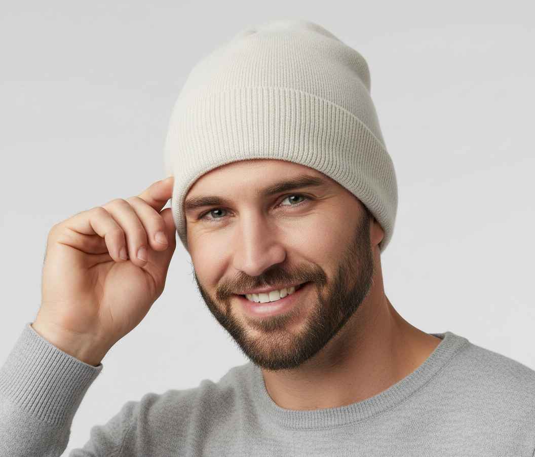 This cosy knitted beanie from Novella Hats is crafted from a premium cashmere-blend, offering a soft, warm, and stylish winter essential. Designed with a clean, plain-knit finish, it pairs effortlessly with everyday outfits.