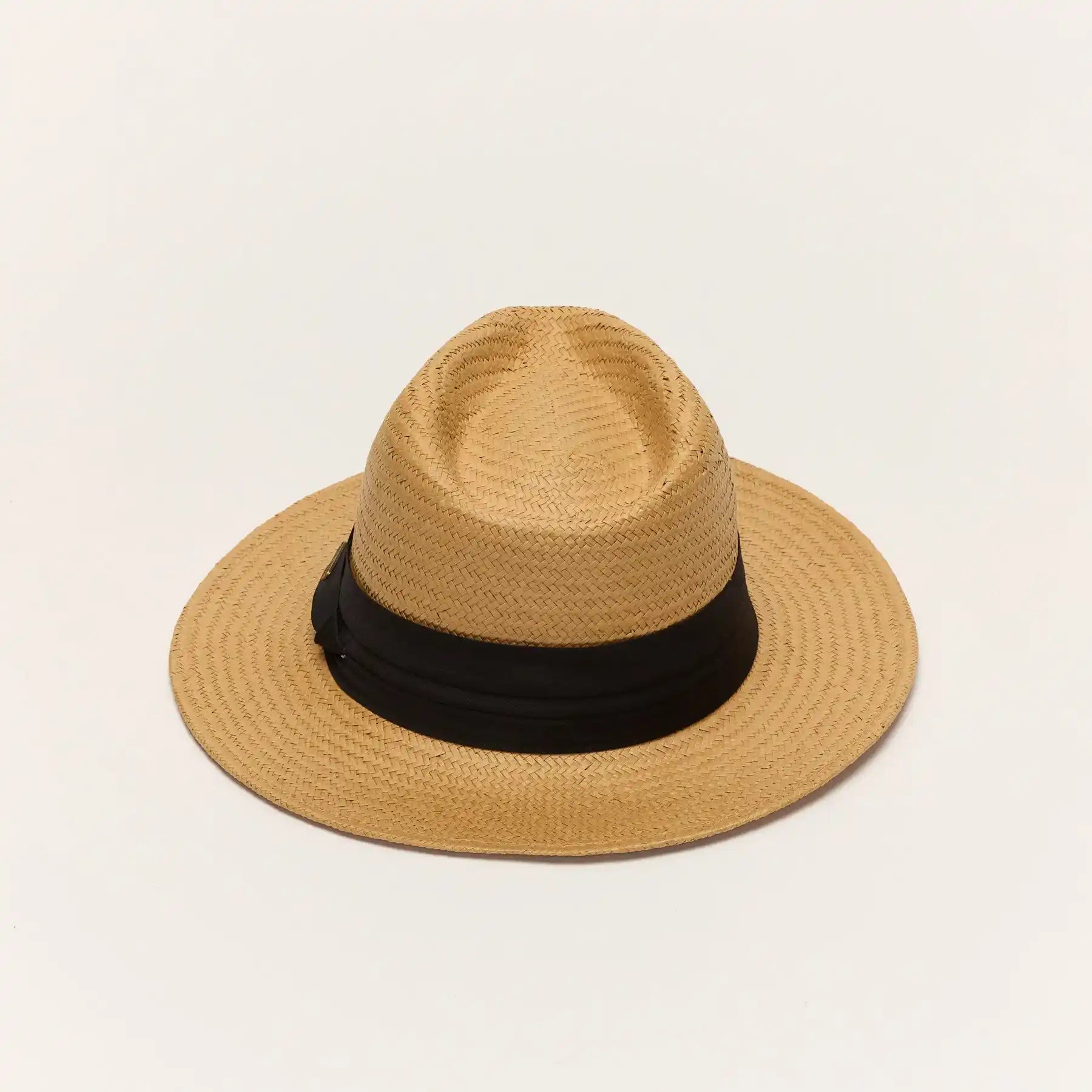 Panama Straw Fedora Hat – Wide Brim Sun Hat
