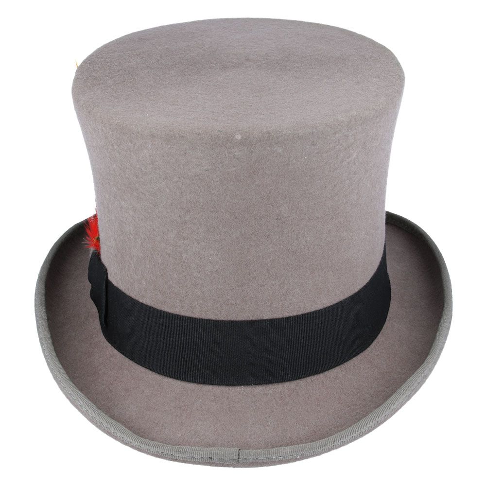 Topper Hat Wool Felt - Grey